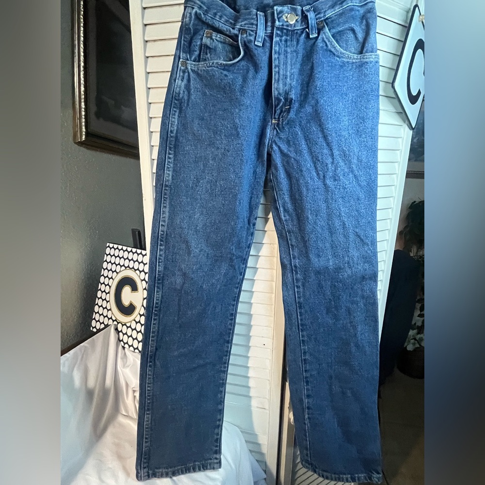 WRANGLER Men's Straight Blue Jeans 30/32